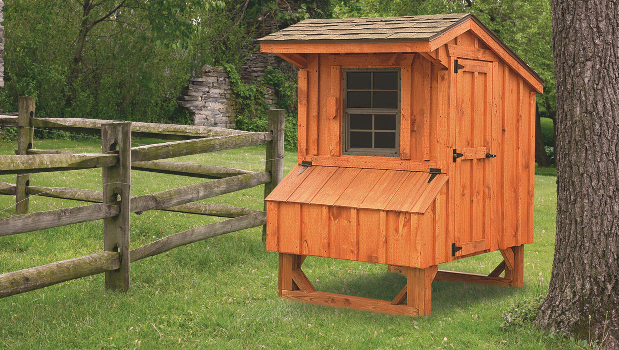 Amish Built 4×4 Quaker Chicken Coop