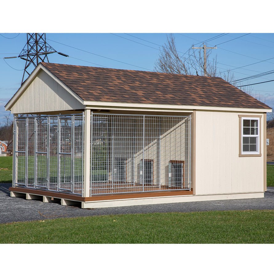 Built in dog cages best sale