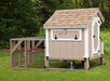 Amish Built 3×4 Tractor Chicken Coop with Cedar Stain - The Henhouse Collection - Pet Houses Direct