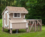 Amish Built 3×4 Tractor Chicken Coop with Cedar Stain - The Henhouse Collection - Pet Houses Direct