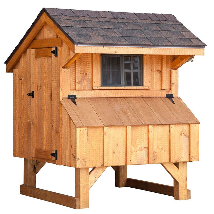 Amish Built 3W x 4L Quaker Chicken Coop - The Henhouse Collection - Pet Houses Direct