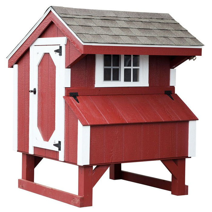 Amish Built 3W x 4L Quaker Chicken Coop - The Henhouse Collection - Pet Houses Direct