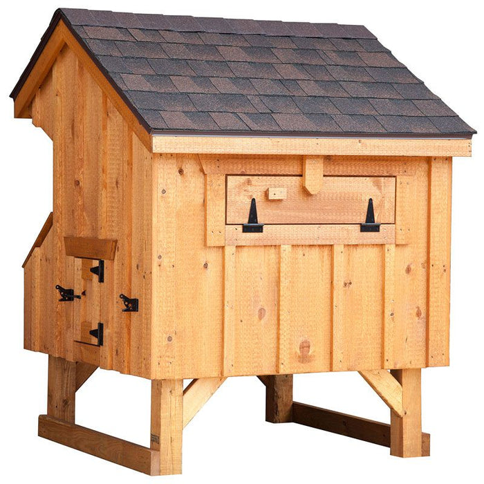 Amish Built 3W x 4L Quaker Chicken Coop - The Henhouse Collection - Pet Houses Direct