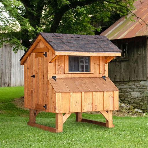 Amish Built 3W x 4L Quaker Chicken Coop - The Henhouse Collection - Pet Houses Direct