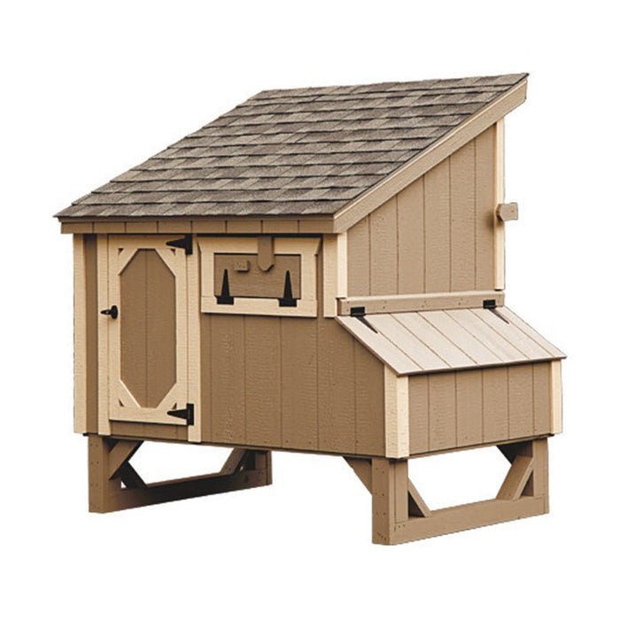 Amish Built 3W x 5L Lean - to Chicken Coop - The Henhouse Collection - Pet Houses Direct