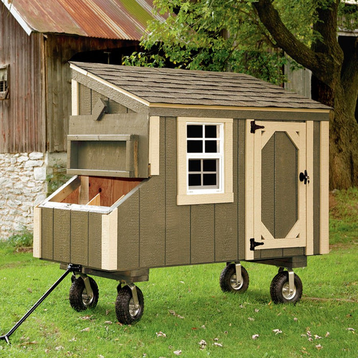 Amish Built 3W x 5L Lean - to Chicken Coop - The Henhouse Collection - Pet Houses Direct