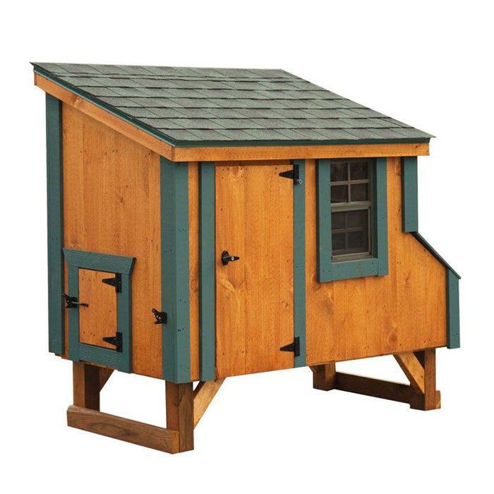 Amish Built 3W x 5L Lean - to Chicken Coop - The Henhouse Collection - Pet Houses Direct