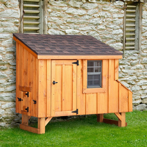 Amish Built 3W x 5L Lean - to Chicken Coop - The Henhouse Collection - Pet Houses Direct