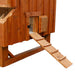 Amish Built 4×6 Quaker Chicken Coop – Cedar/Walnut Brown - The Henhouse Collection - Pet Houses Direct