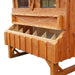 Amish Built 4×6 Quaker Chicken Coop – Cedar/Walnut Brown - The Henhouse Collection - Pet Houses Direct