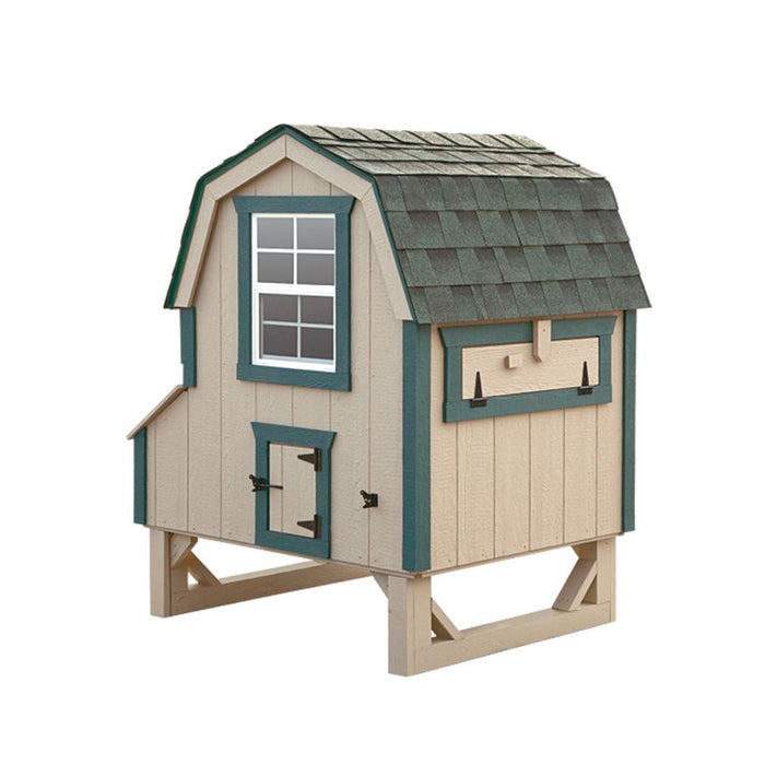 Amish Built 4W x 4L "The Dutch" Chicken Coop - The Henhouse Collection - Pet Houses Direct