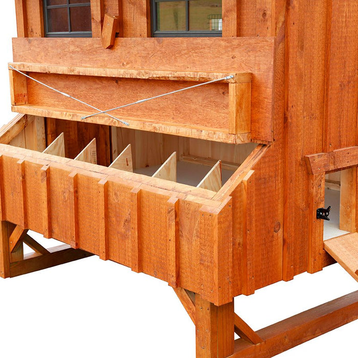 Amish Built 4W x 6L Quaker Chicken Coop - The Henhouse Collection - Pet Houses Direct