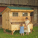 Amish Built 4W x 6L Quaker Chicken Coop - The Henhouse Collection - Pet Houses Direct