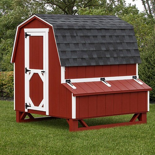 Amish Built 4W x 6L "The Dutch" Chicken Coop - The Henhouse Collection - Pet Houses Direct