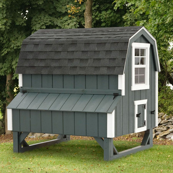 Amish Built 4W x 6L "The Dutch" Chicken Coop - The Henhouse Collection - Pet Houses Direct