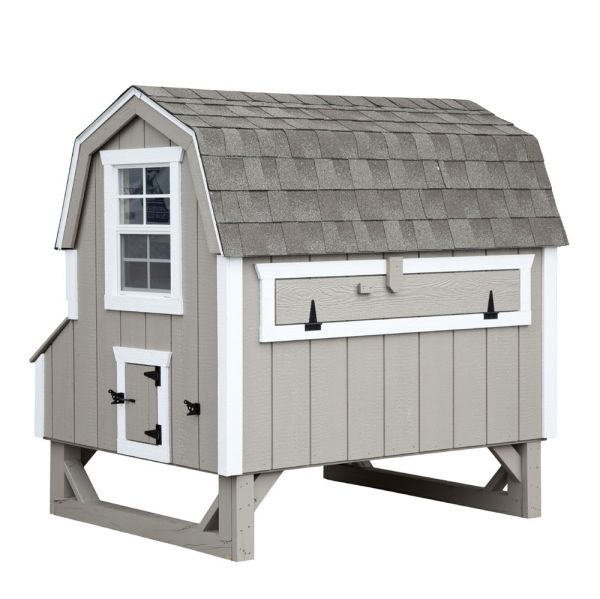 Amish Built 4W x 6L "The Dutch" Chicken Coop - The Henhouse Collection - Pet Houses Direct