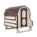 Amish Built 4W x 8L "The Dutch" Chicken Coop - Duratemp Siding - The Henhouse Collection - Pet Houses Direct