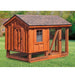 Amish Built 5' x 7' Combination Chicken Coop w/ Attached Run - The Henhouse Collection - Pet Houses Direct