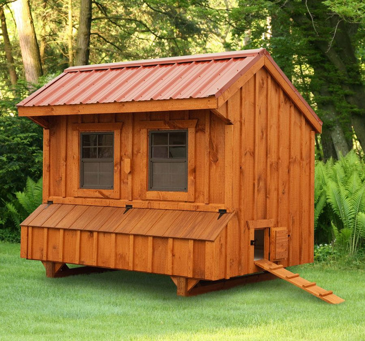 Amish Built 5×8 Quaker Chicken Coop - The Henhouse Collection - Pet Houses Direct