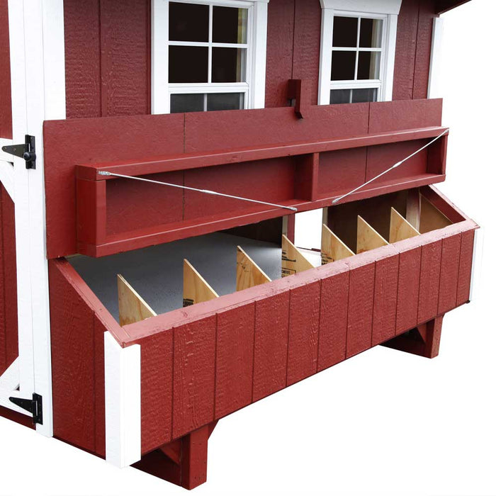 Amish Built 5×8 Quaker Chicken Coop - The Henhouse Collection - Pet Houses Direct