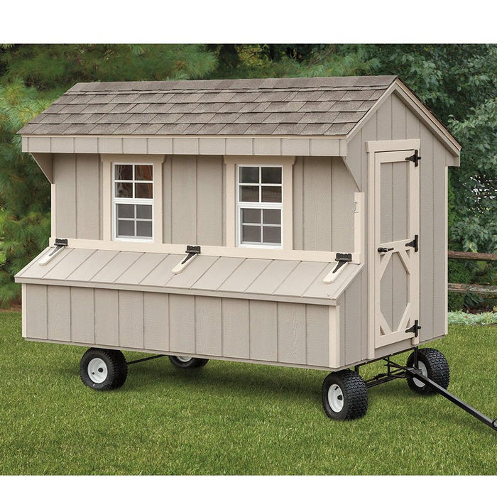 Amish Built 5×8 Quaker Chicken Coop - The Henhouse Collection - Pet Houses Direct