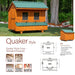 Amish Built 5×8 Quaker Chicken Coop - The Henhouse Collection - Pet Houses Direct