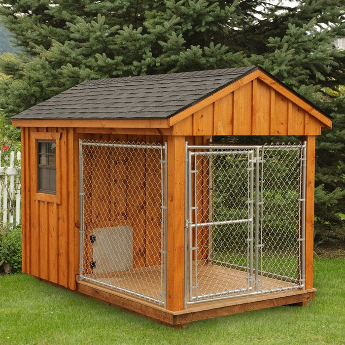 Amish Built 6 x 10 Outdoor Dog Kennel - The Dog Kennel Collection - Pet Houses Direct