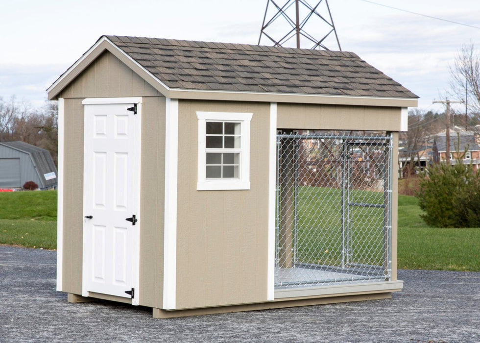 Amish Built 6 x 10 Outdoor Dog Kennel - The Dog Kennel Collection - Pet Houses Direct