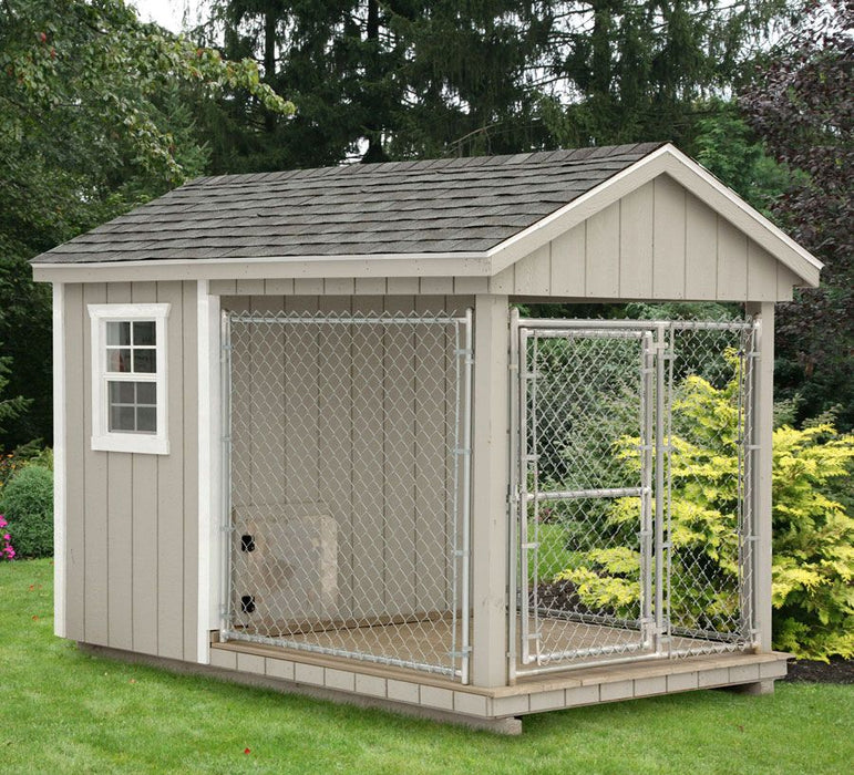 Amish Built 6 x 10 Outdoor Dog Kennel - The Dog Kennel Collection - Pet Houses Direct