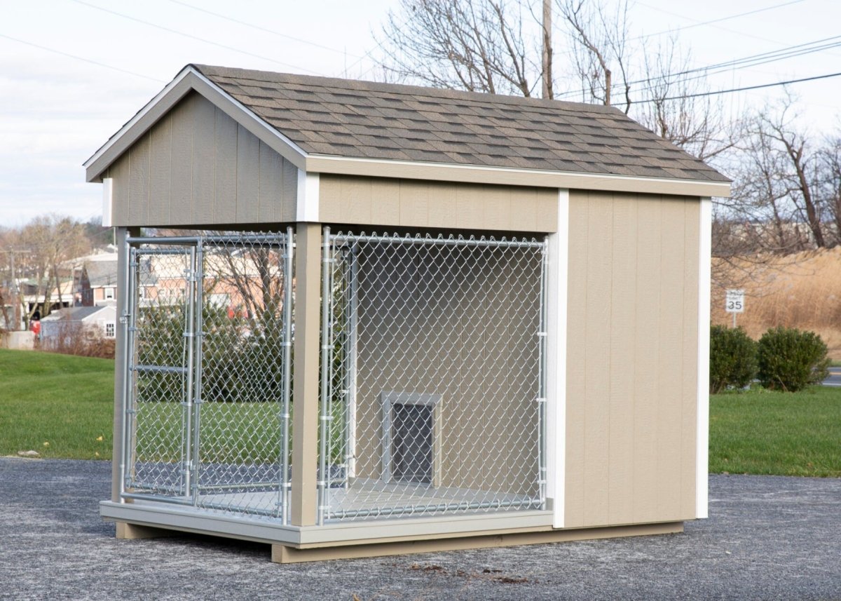 Amish Built 6 x 10 Outdoor Dog Kennel Durable Stylish