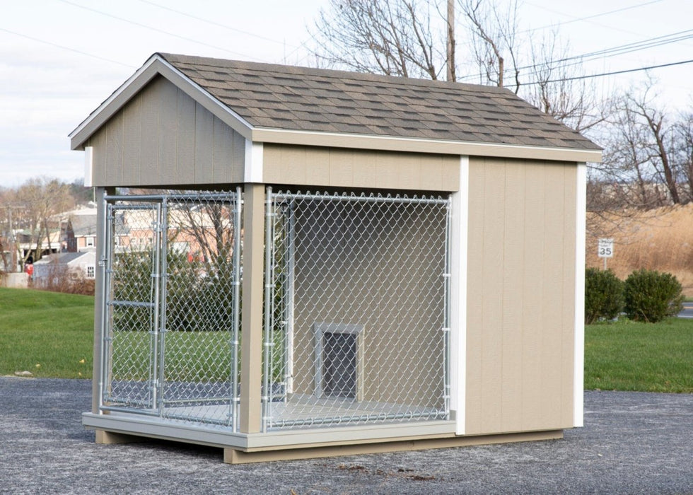 Amish Built 6 x 10 Outdoor Dog Kennel - The Dog Kennel Collection - Pet Houses Direct