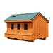 Amish Built 7W x 12L Quaker Chicken Coop with Board and Batten Siding - The Henhouse Collection - Pet Houses Direct