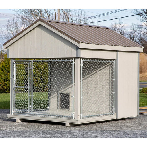 Amish Built 8 x 10 Outdoor Dog Kennel - The Dog Kennel Collection - Pet Houses Direct