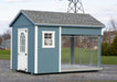 Amish Built 8 x 12 Outdoor Dog Kennel - The Dog Kennel Collection - Pet Houses Direct