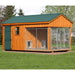 Amish Built 8 x 16 Outdoor Dog Kennel - The Dog Kennel Collection - Pet Houses Direct