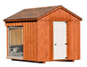 Amish Built 8x10 Outdoor Dog Kennel Fully Assembled - The Henhouse Collection - Pet Houses Direct