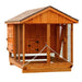 Amish Built Combination Chicken Coop w/ Attached Run 5' x 7' - The Henhouse Collection - Pet Houses Direct