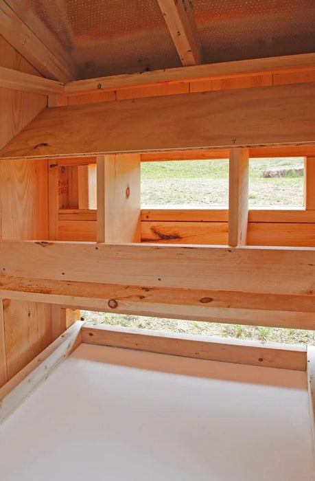 Amish Built Combination Chicken Coop w/ Attached Run 5' x 7' - The Henhouse Collection - Pet Houses Direct