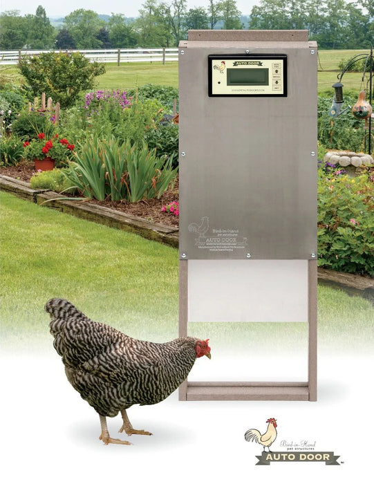 Amish Built 6×12 Combination Quaker Chicken Coop – Lt Gray/Black